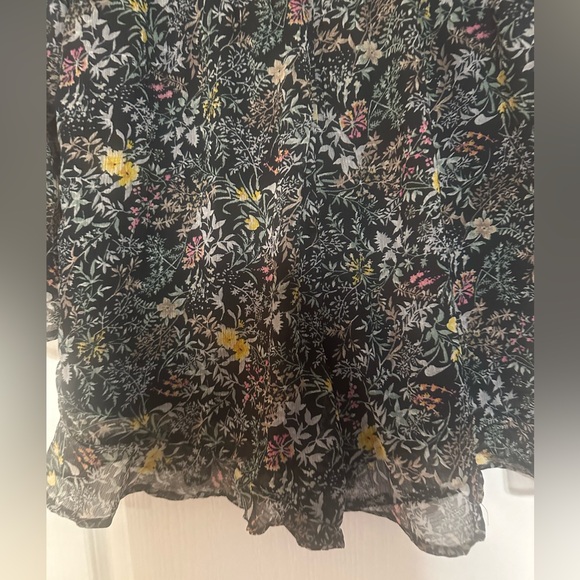 American Eagle Outfitters Floral Ruffled Romper Jumpsuit Sz 12 - Picture 11 of 16